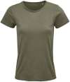 03581 Lds Crusader SOL'S Ladies Crusader Organic T-Shirt Khaki colour image